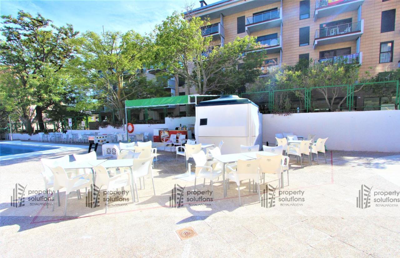 508 Piscis: Mountain-View Apartment with Pool Benalmadena Exterior photo
