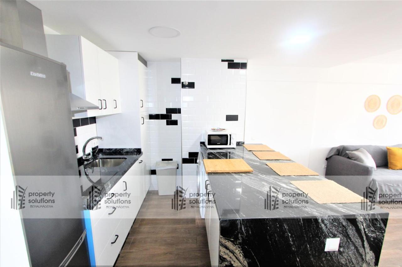 508 Piscis: Mountain-View Apartment with Pool Benalmadena Exterior photo
